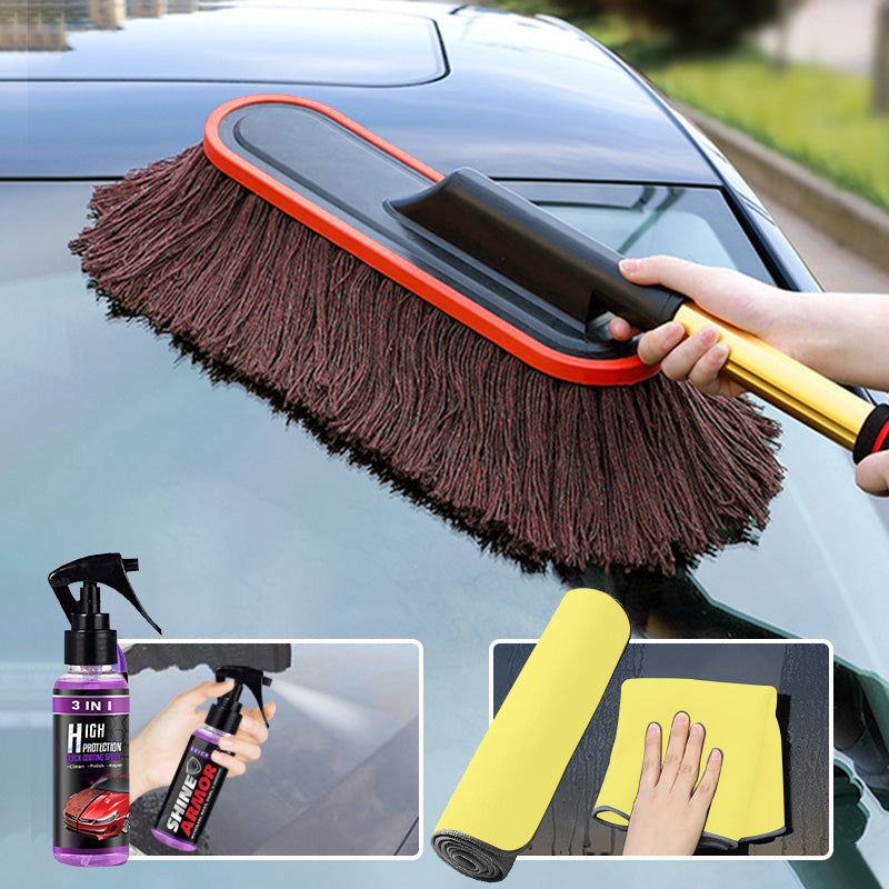 🔥🔥🔥Retractable Professional Cotton Thread Car Cleaning Wax Brush