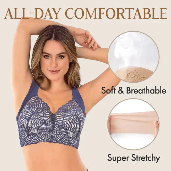 🤩LAST DAY -Buy 2 Get 1 Free(3 PCS) 🔥| Ultimate Lift Stretch Full Shape Seamless Lace Bra