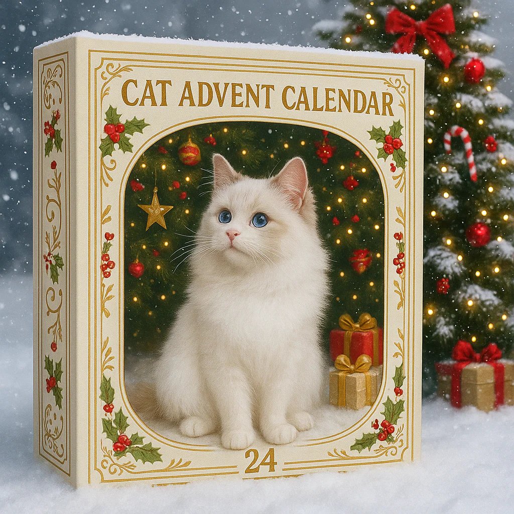 🔥Last Day 50% Off- Purrfect Christmas – Cat Lovers Advent Calendar 2025