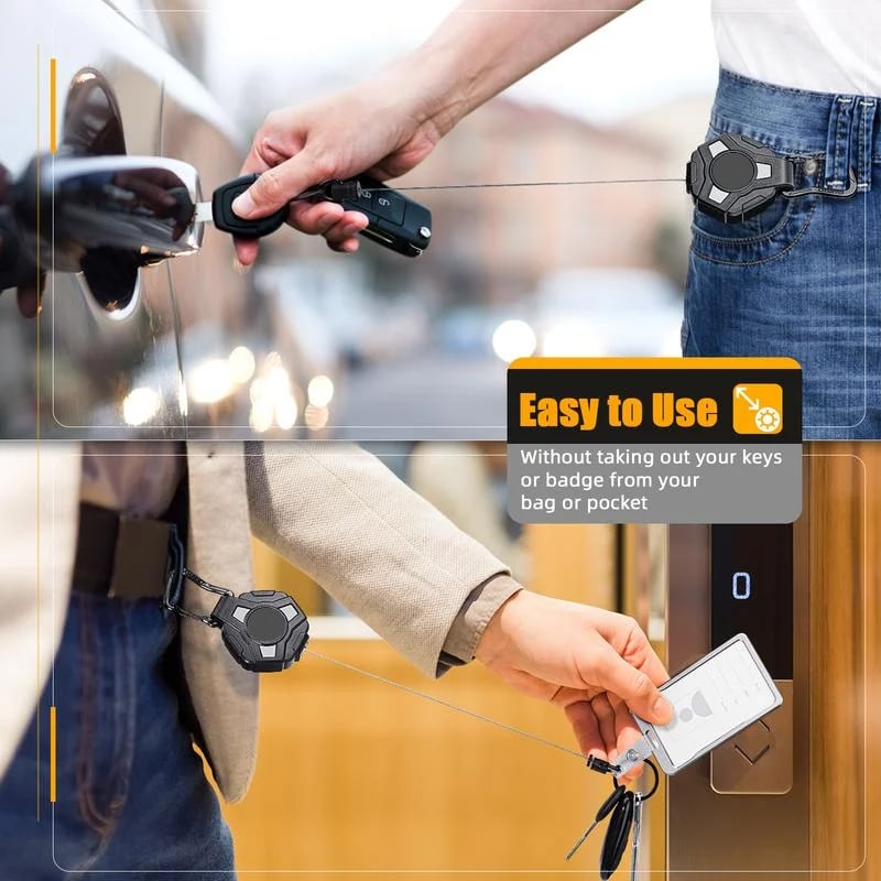 šHeavy Duty Retractable Keychain