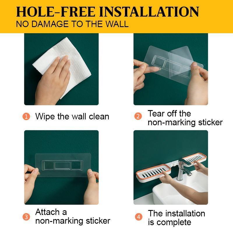 🎁Hot Sale 49% OFF⏳Bathroom Corner Punch-Free Rack