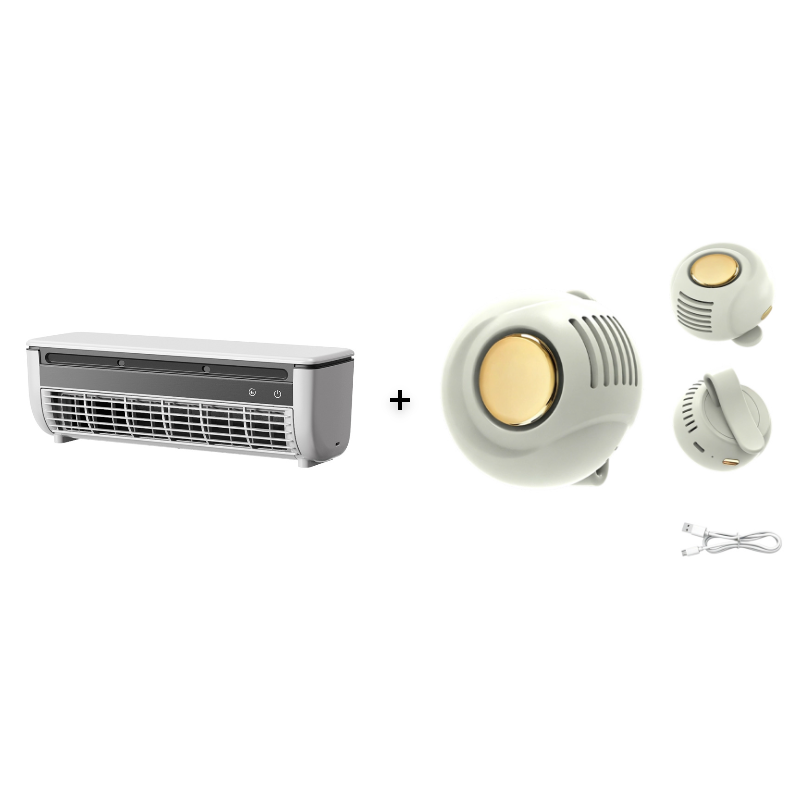 Portable Mini Ice Mist Air Cooler | 3-Speed USB Fan with Refreshing Mist Spray | Desktop & Wall-Mount Design | Premium Cooling Solution + Free Shipping