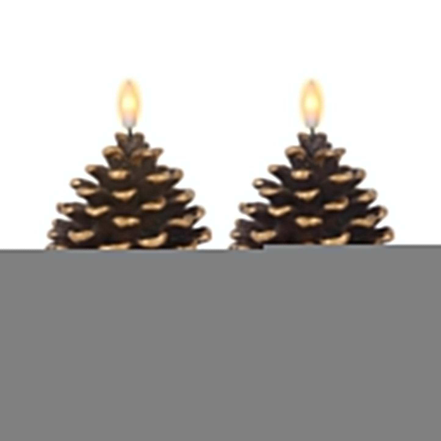 ⛄Christmas Special Sale🔥Flameless Pinecone Candles Battery Operated