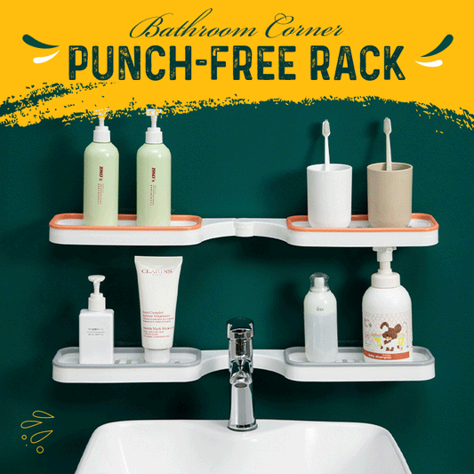 🎁Hot Sale 49% OFF⏳Bathroom Corner Punch-Free Rack