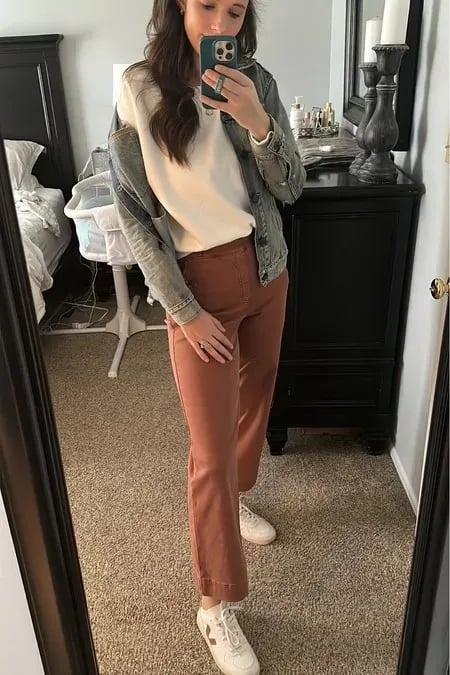 ⏳ Limited time 50% off! 💥Stretch Twill Cropped Wide Leg Pants | High Waist + Stretch Twill(The more you buy, the higher the discount)