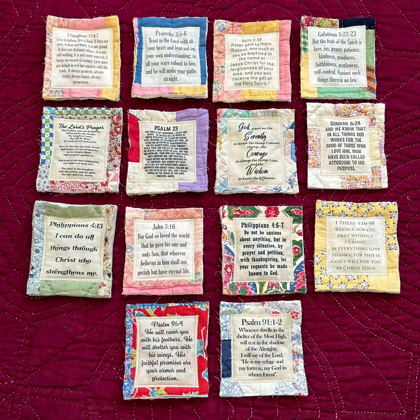 💜Up To 70% Off✝️Best Encouraged And Blessed Gift-Prayer Quilt with cross inside