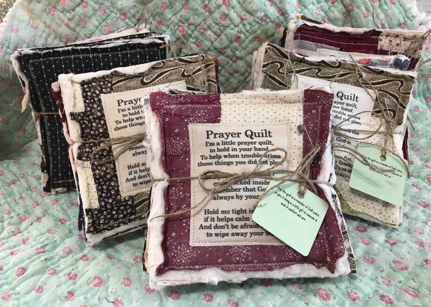 💜Up To 70% Off✝️Best Encouraged And Blessed Gift-Prayer Quilt with cross inside