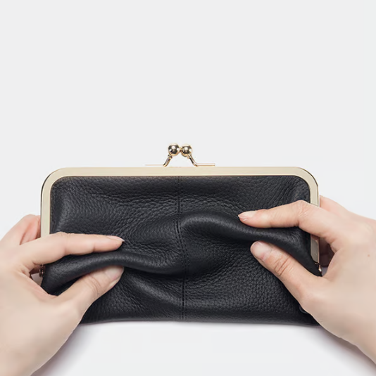 💥Premium Genuine Leather Long Wallet – ✨Timeless Elegance, Unbeatable Price💕