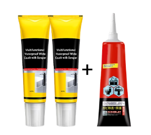✨Buy now and receive a free scraper✨Multifunctional Waterproof White Caulk with Scraper
