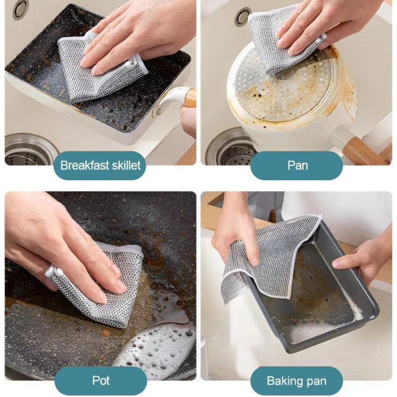 🔥Last Day-Buy 1 Get 1 Free!🎁✨Multipurpose Miracle Cleaning Cloths