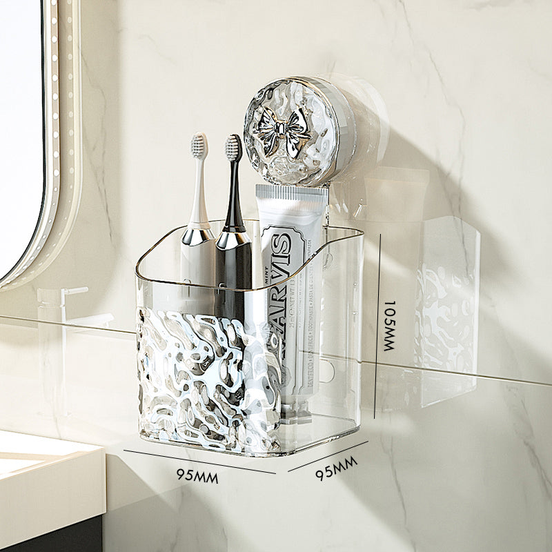 🎁Clearance Sale 49% OFF💥Light Luxury Style Glacier Pattern Suction Cup Shelf