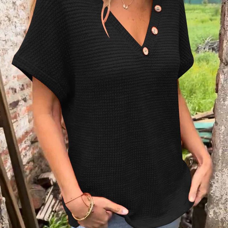 💗49%OFF🌸Women’s Stylish V-neck Short-sleeved Top