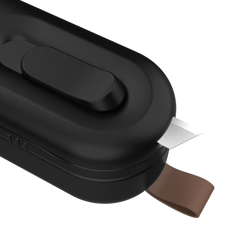 2 in 1 Handheld Portable Food Storage Bag Sealer with Cutter