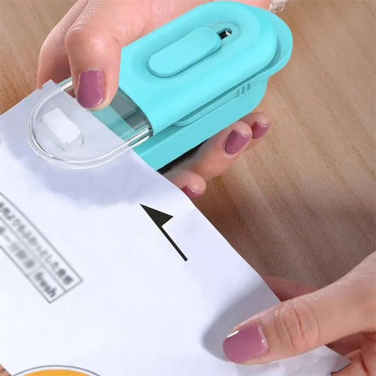 2 in 1 Handheld Portable Food Storage Bag Sealer with Cutter