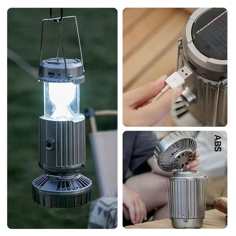 🔥2-in-1 Adventure Solar Light & Portable Fan