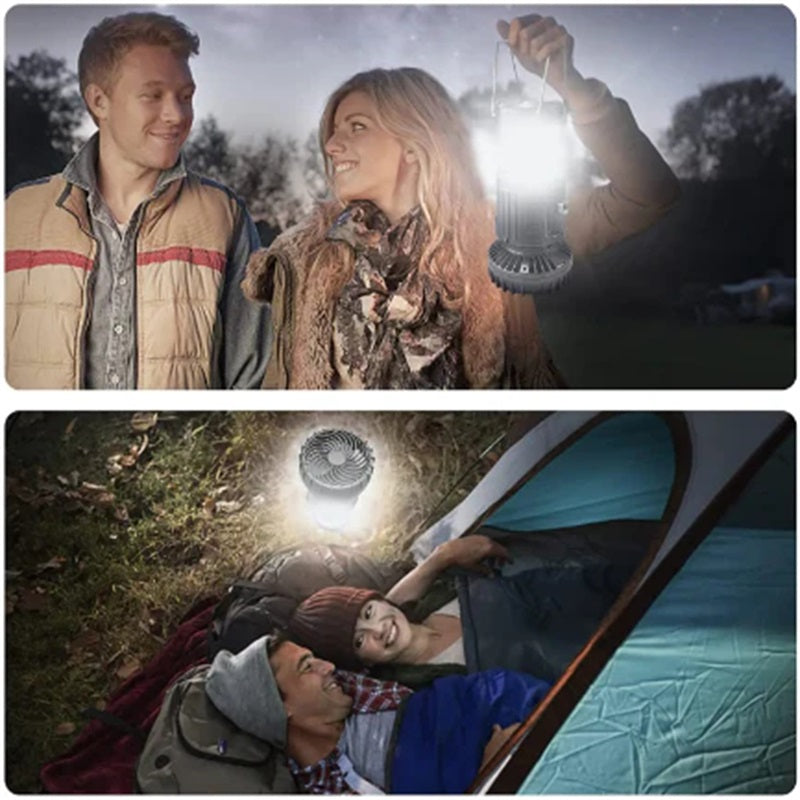 🔥2-in-1 Adventure Solar Light & Portable Fan