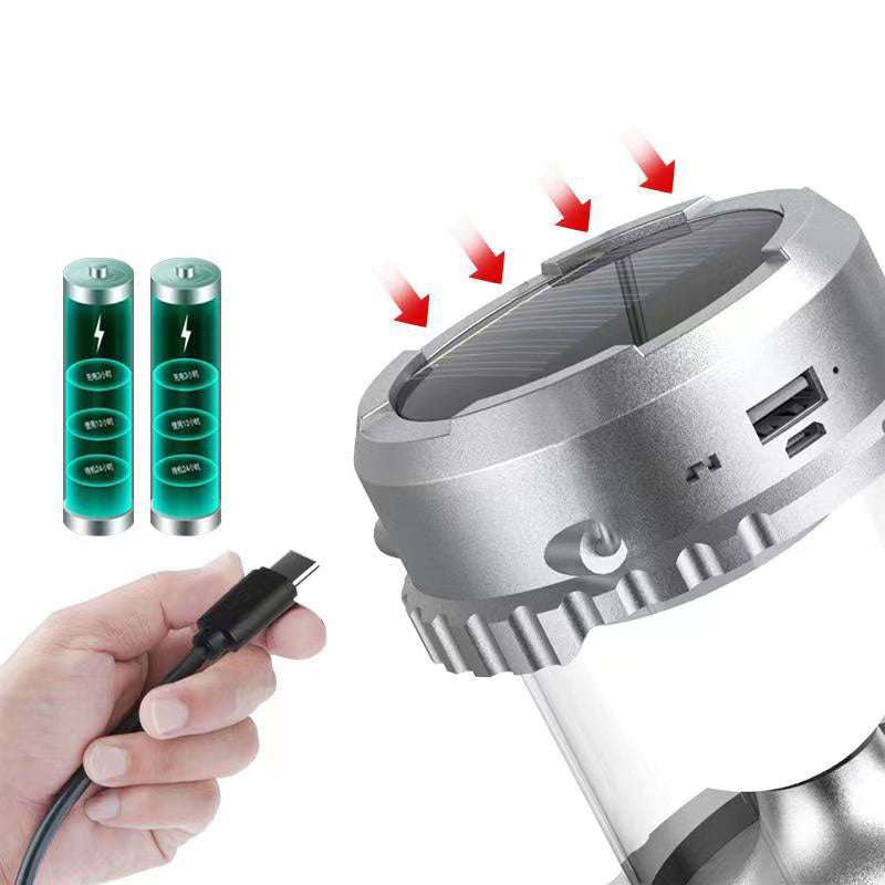 🔥2-in-1 Adventure Solar Light & Portable Fan