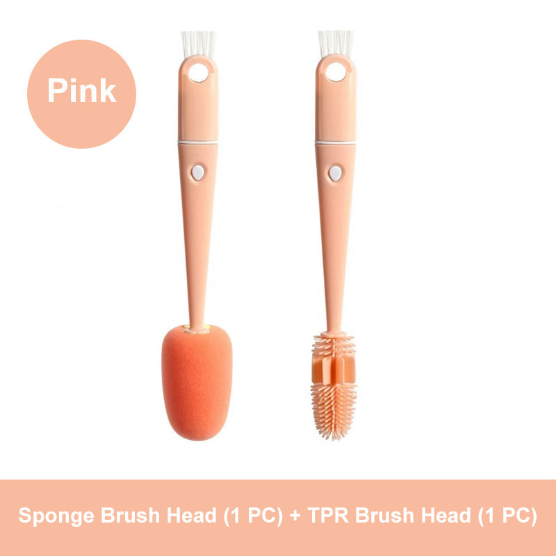 3 in 1 Cup Cleaning Brush with Long Handle