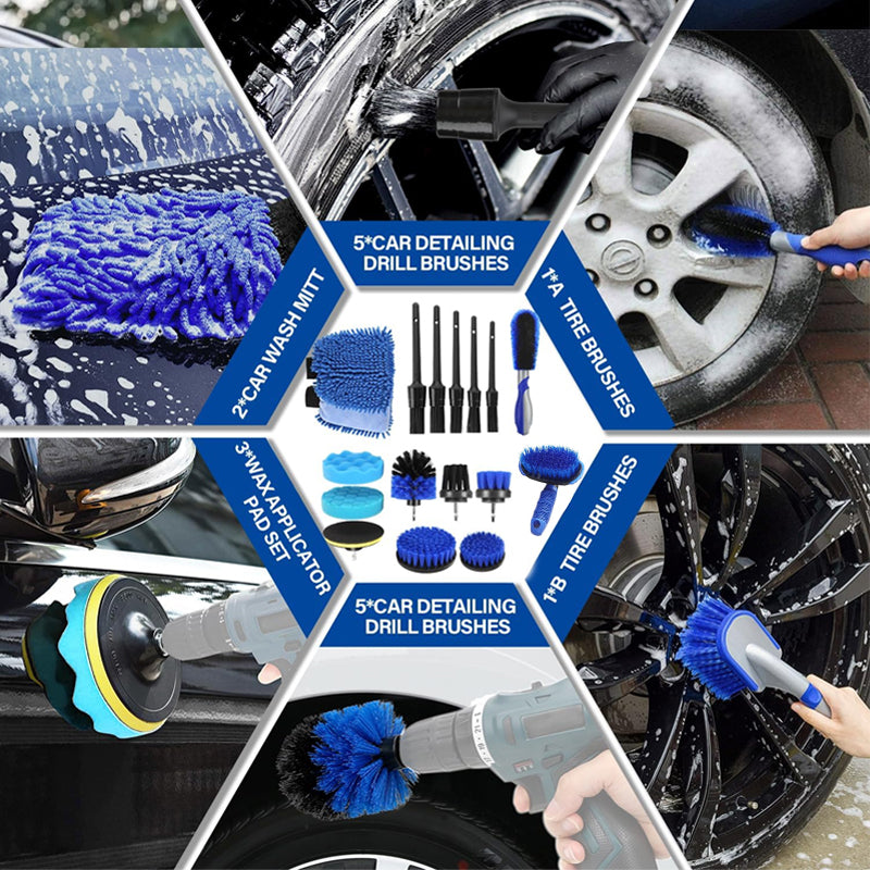 Car Detailing Brush Set