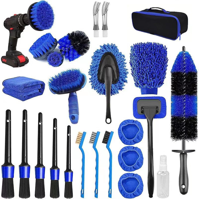 Car Detailing Brush Set