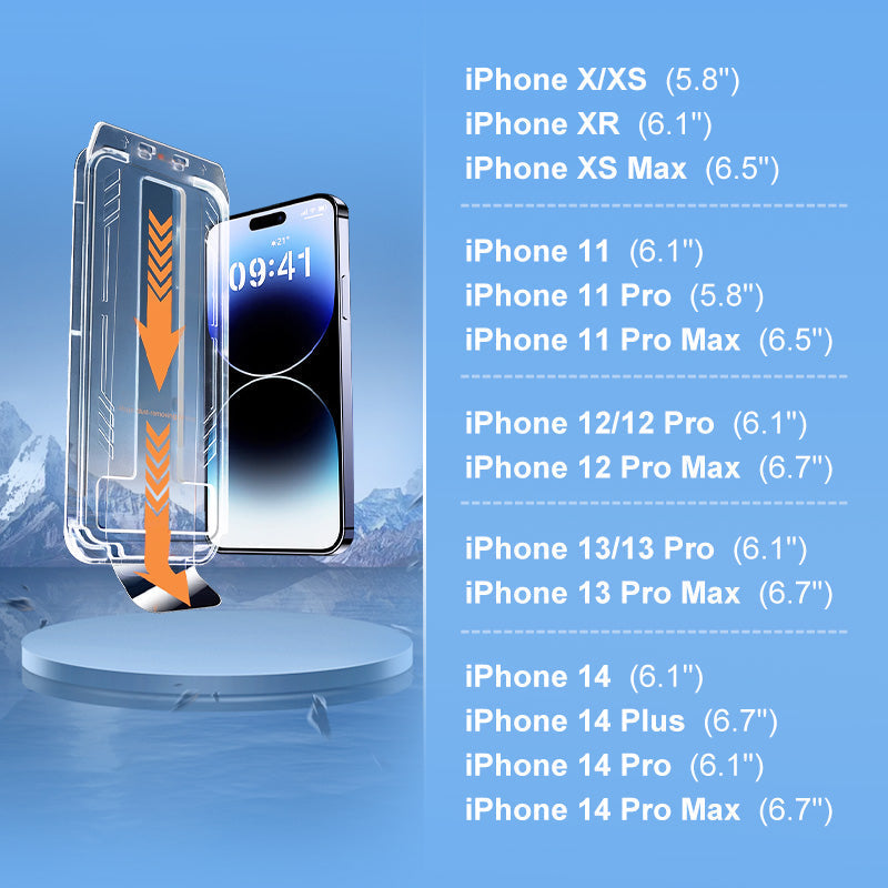 (iPhone 16 is coming!)🔥 iPhone Tempered Anti-Peeking Screen Protector - No Bubbles No Dust