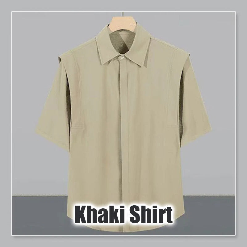 Men's Summer Breathable Short-Sleeved Shirt