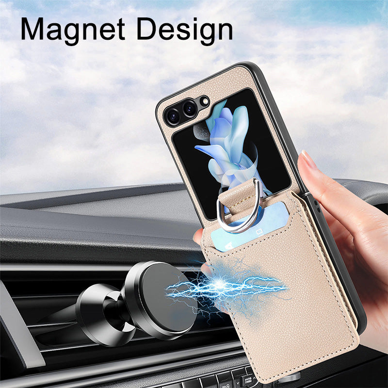 Magnetic Wallet Case for Galaxy Z Flip Series