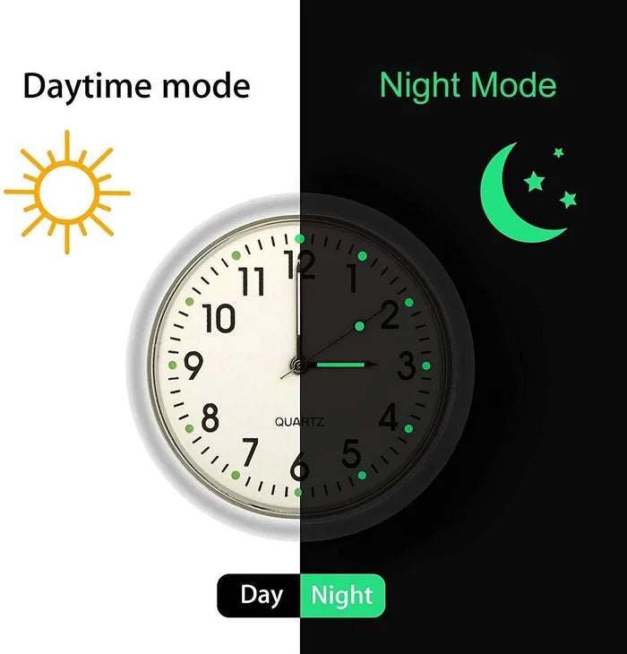 🔥Vintage gift-Luminous decoration mini clock for car/motorcycle/Sewing machine
