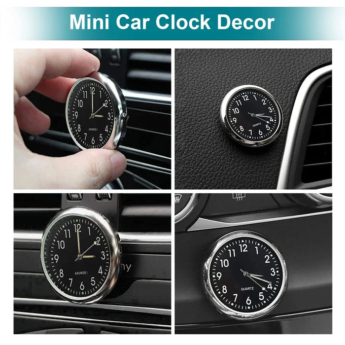 🔥Vintage gift-Luminous decoration mini clock for car/motorcycle/Sewing machine