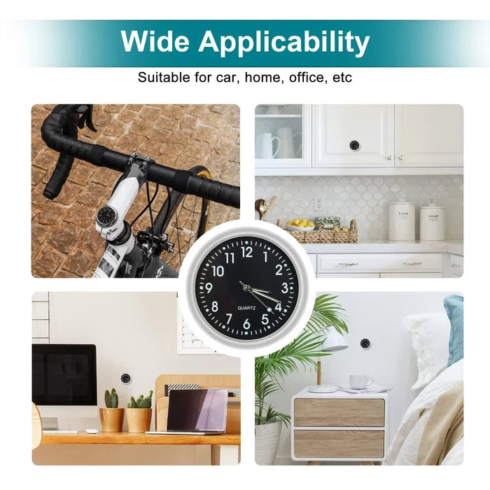🔥Vintage gift-Luminous decoration mini clock for car/motorcycle/Sewing machine