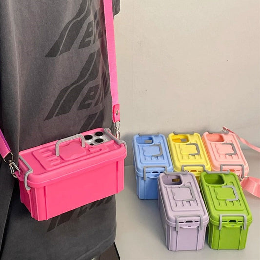 Creative Suitcase Crossbody Phone Case