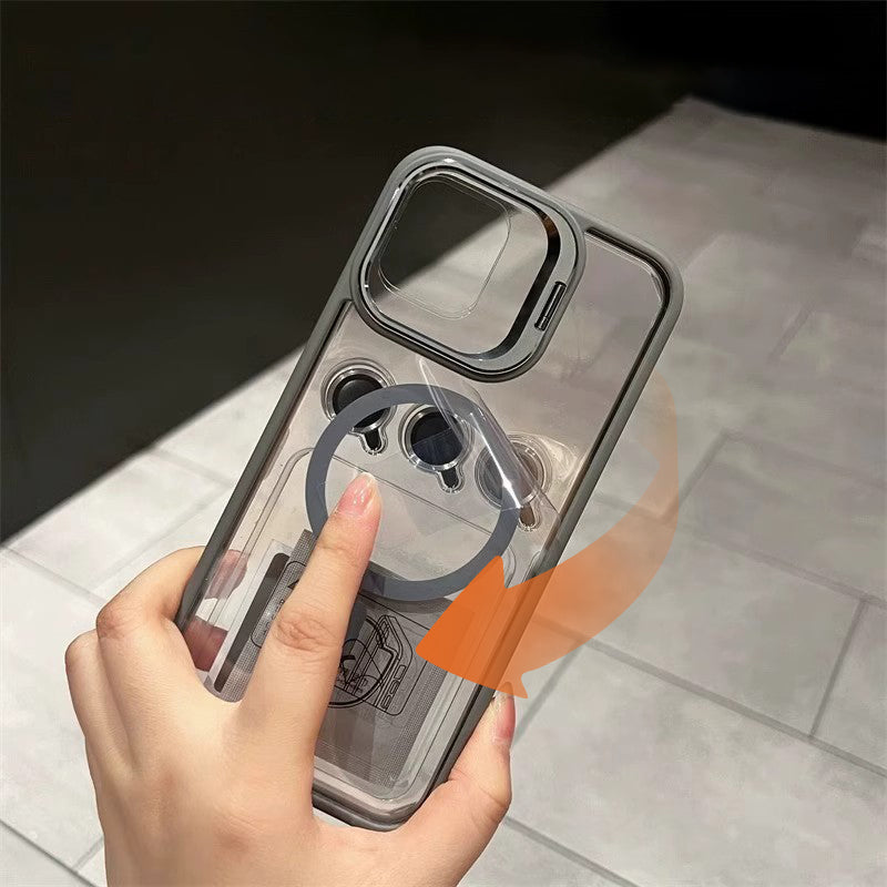 Magnetic Phone Case with Stand for iPhone Series