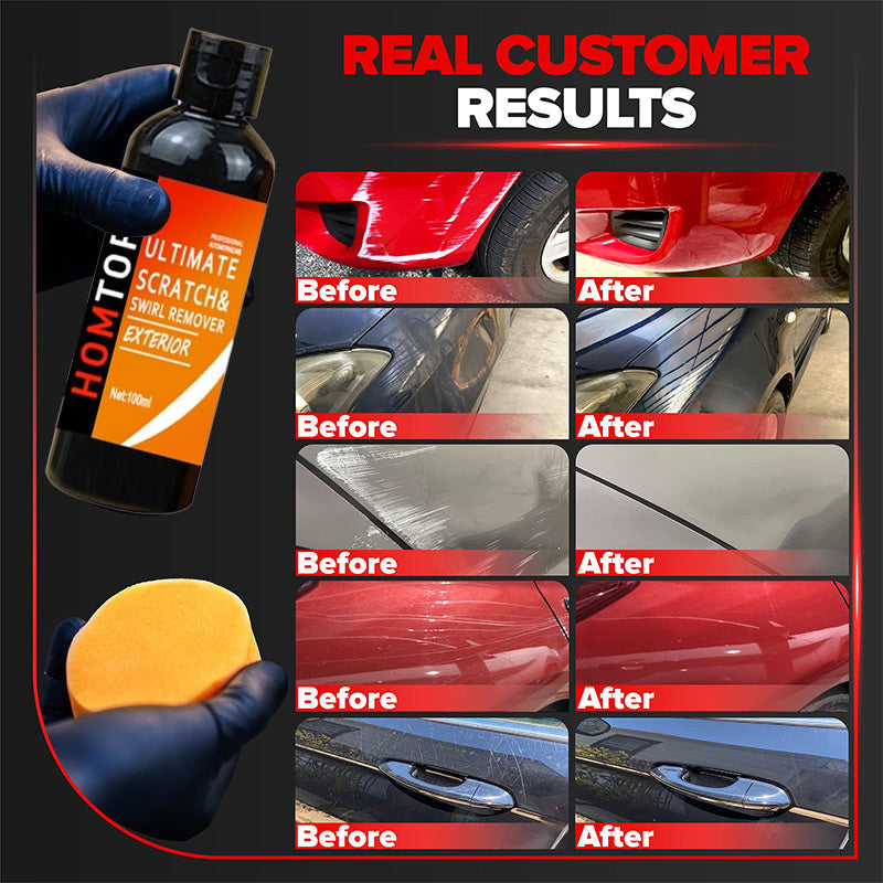 🔥Efficient Car Scratch Remover with Sponge