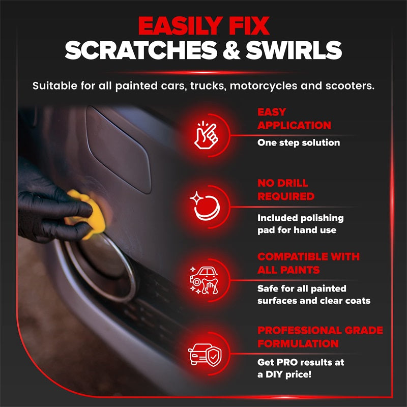🔥Efficient Car Scratch Remover with Sponge