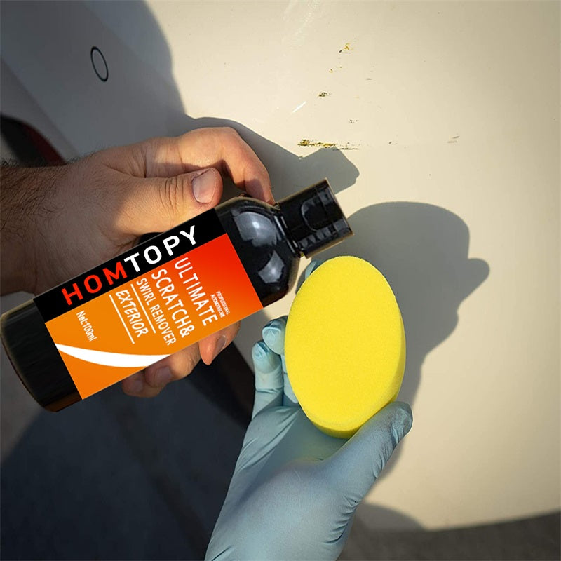 🔥Efficient Car Scratch Remover with Sponge