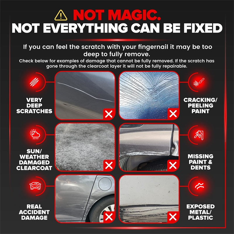 🔥Efficient Car Scratch Remover with Sponge