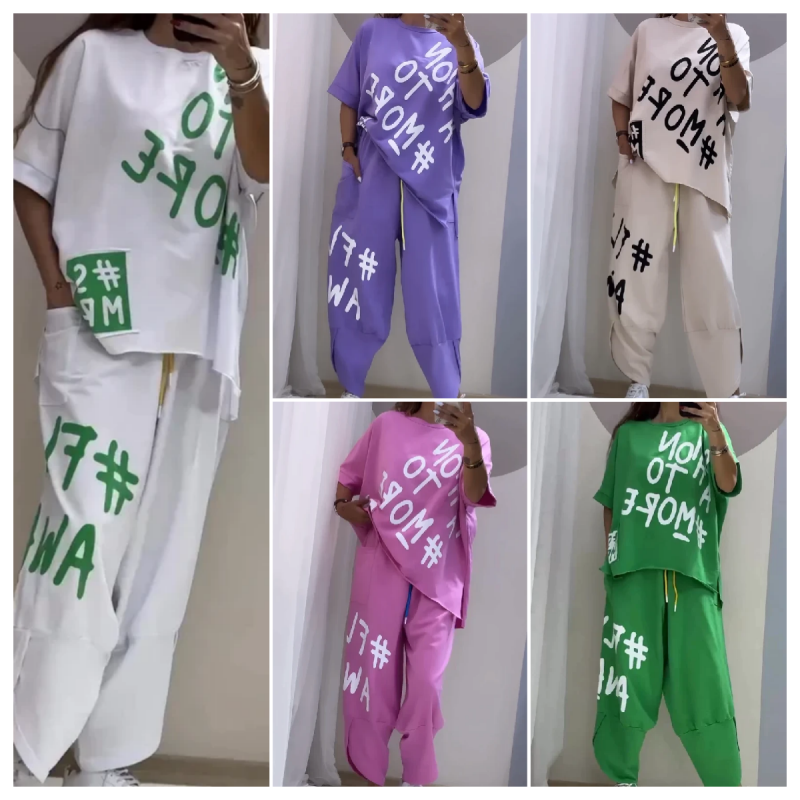 ⏳Time-limited Special⏰Casual T-Shirt Two Piece Set