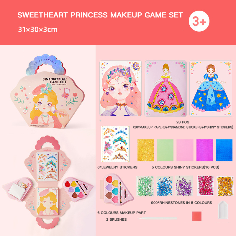 🔥Hot Sale 49% OFF💅Upgraded Girls' Fav.💝Fantasy 3 In 1 Make Up Game Set🎁Buy 2 Save £5&Free Shipping