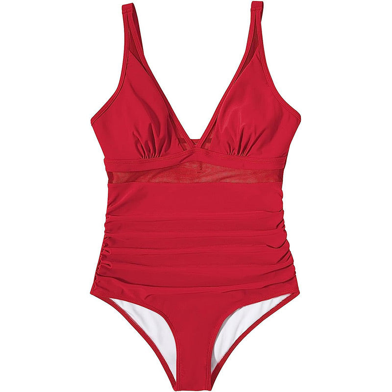 🌷 Meet Summer-50% OFF🏝️Mesh Tummy Control Swimsuit