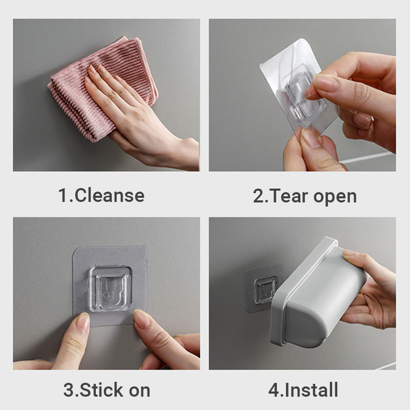 Punch-Free Extractable Trash Bag Organizer