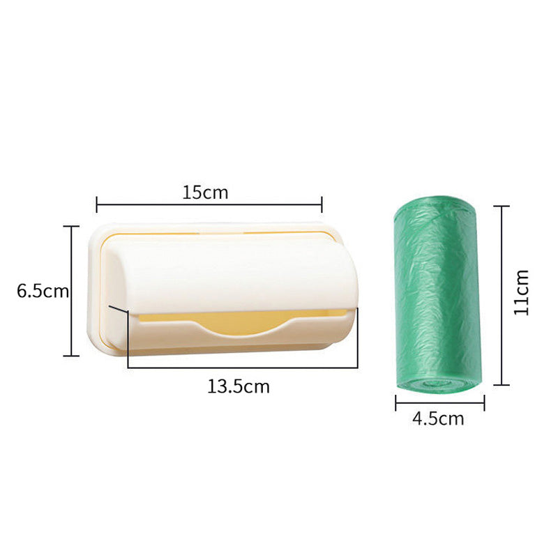 Punch-Free Extractable Trash Bag Organizer