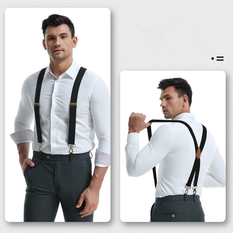 Leather Suspenders for handsome & Love