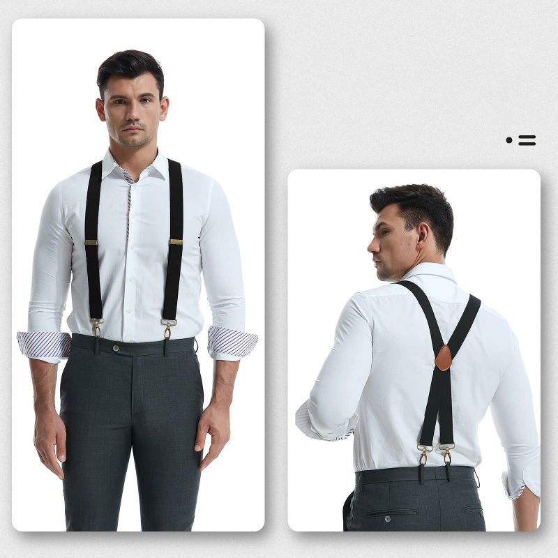 Leather Suspenders for handsome & Love