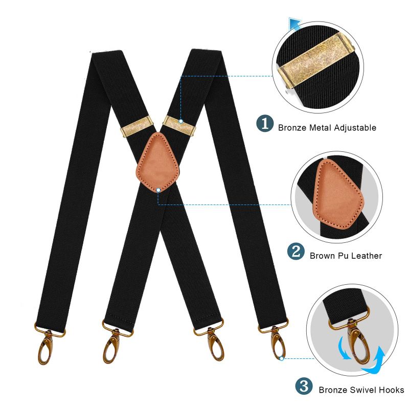 Leather Suspenders for handsome & Love