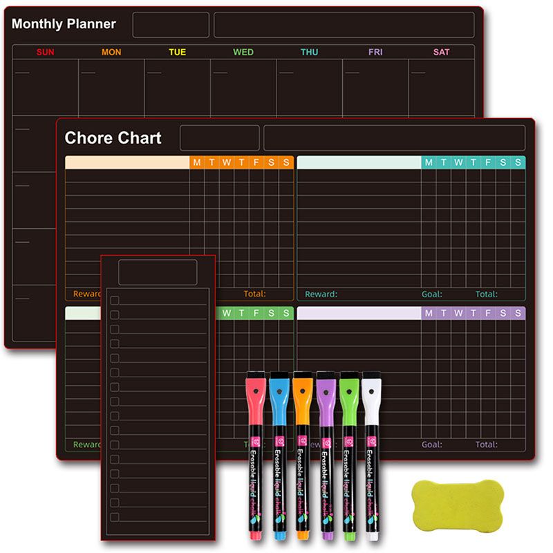 Magnetic Erasable Calendar Set