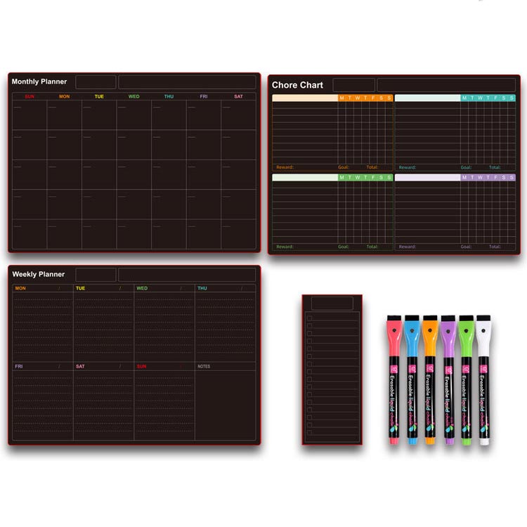 Magnetic Erasable Calendar Set