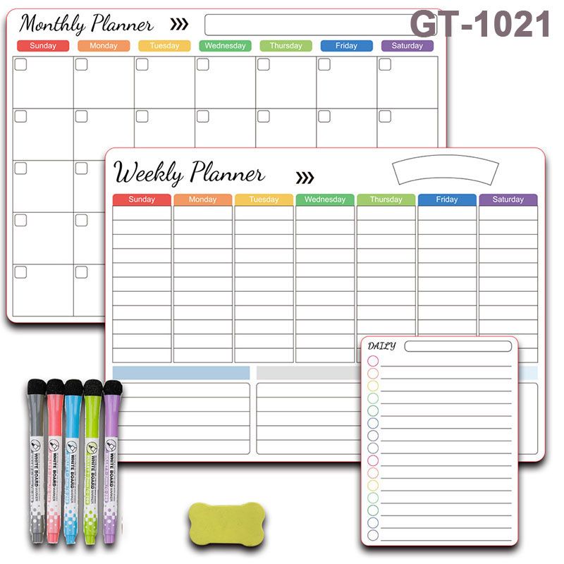 Magnetic Erasable Calendar Set