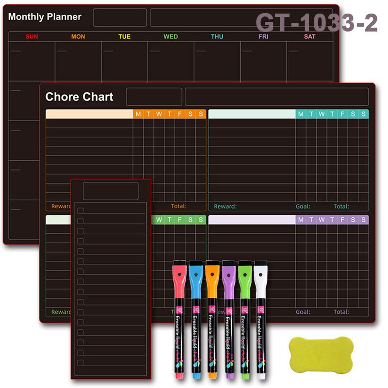 Magnetic Erasable Calendar Set