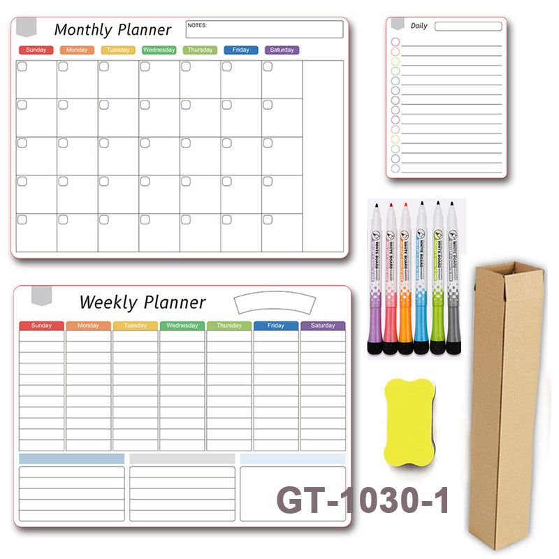 Magnetic Erasable Calendar Set