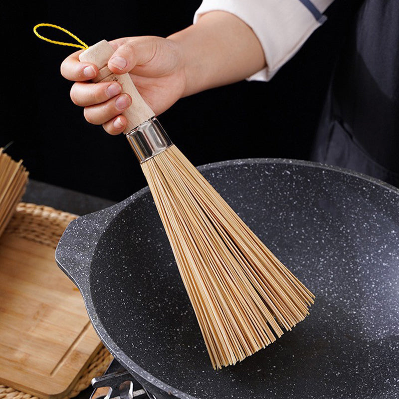 Natural Bamboo Kitchen Brushes